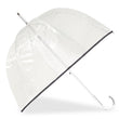 Parapluie cloche transparent PVC/Noir