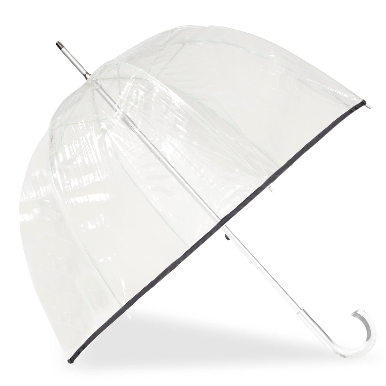 Parapluie cloche transparent PVC/Noir