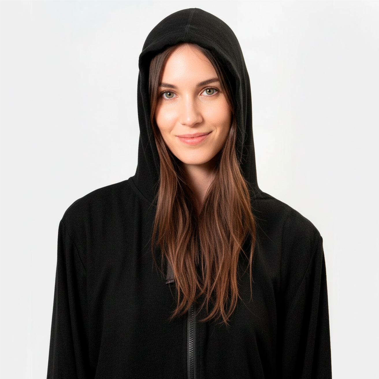 Sweat-Shirt à capuche Femme Noir