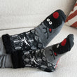 Chaussettes fourrées Homme Gris Noël