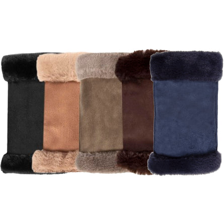 Mitaines Femme bord imitation fourrure Noir - Isotoner