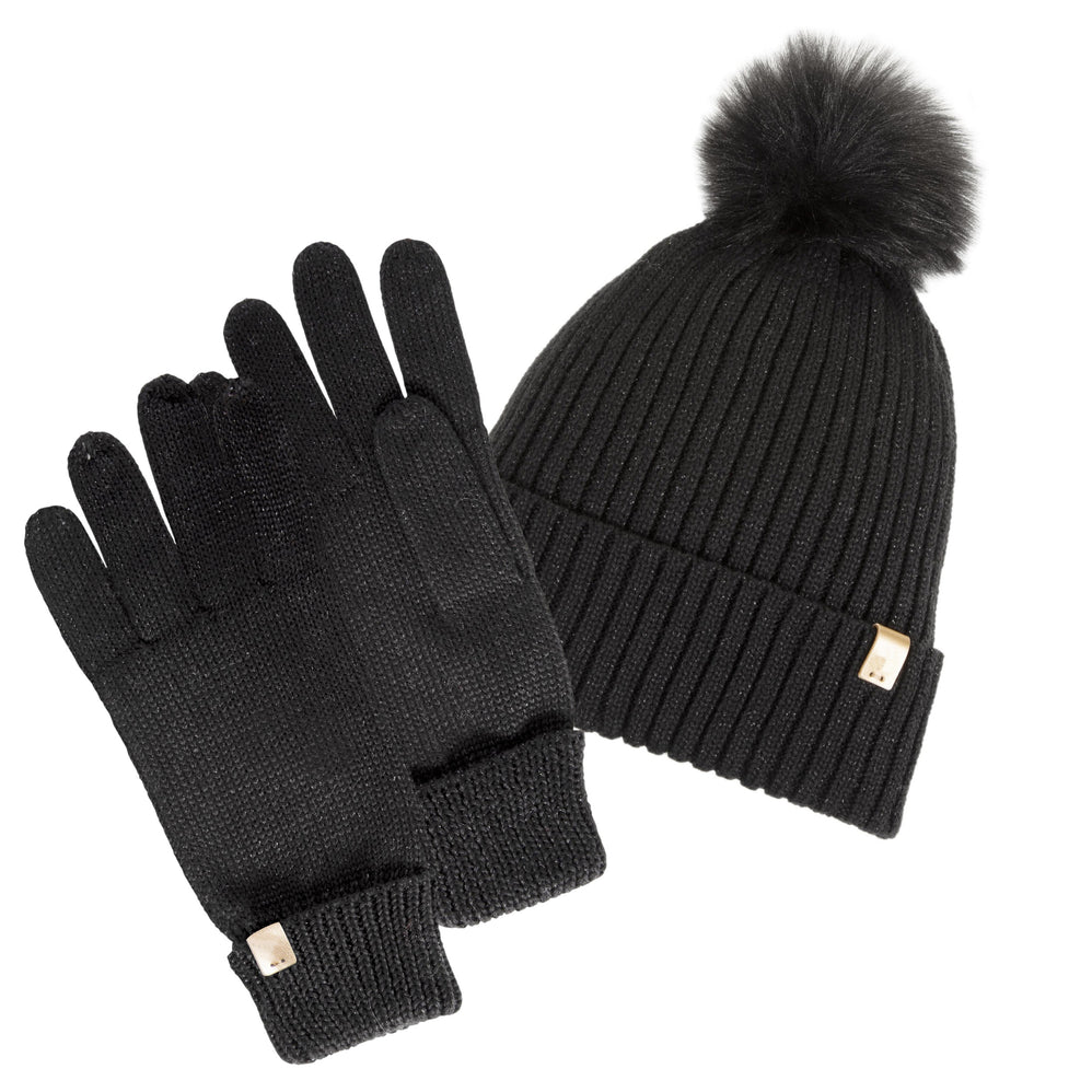 Bonnet Femme maille recyclée Noir - Isotoner