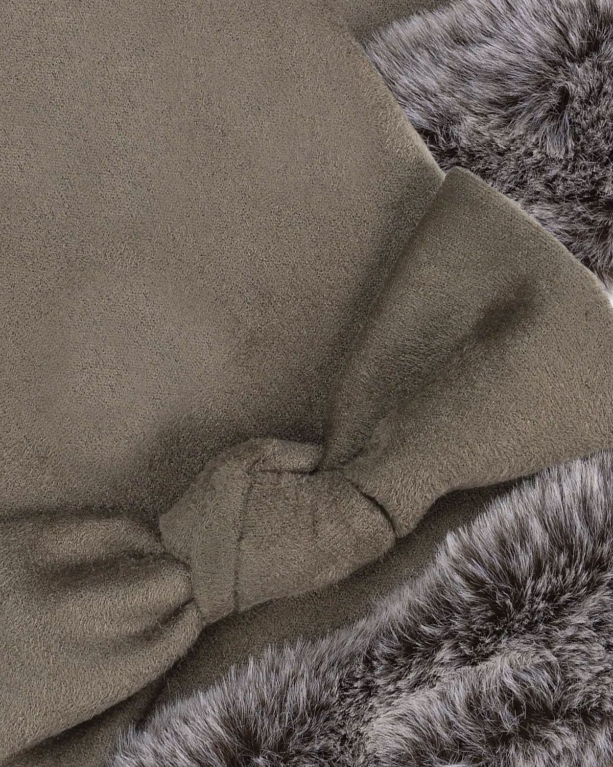 Guantes Mujer Caqui táctiles ante