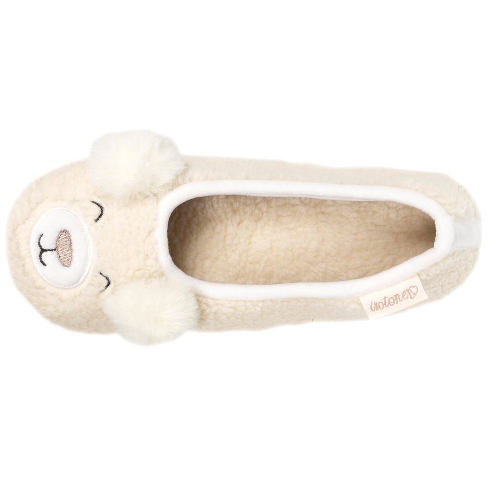 Chaussons ballerines Femme 3D Ours - Isotoner