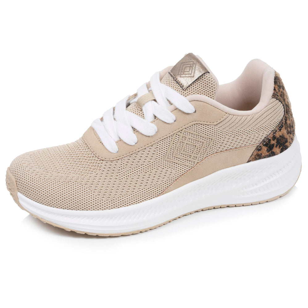 Baskets Femme Confort Beige/Léopard - Isotoner