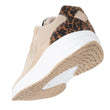 Tenis Mujer Confort Beige/Leopardo
