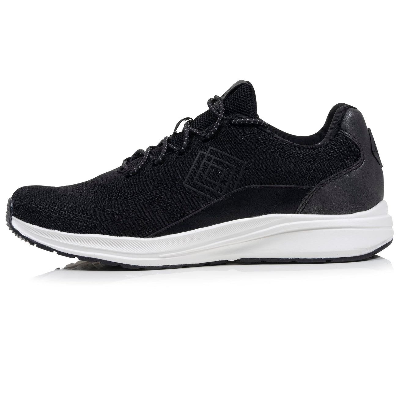 Baskets Femme Confort lacets Noir