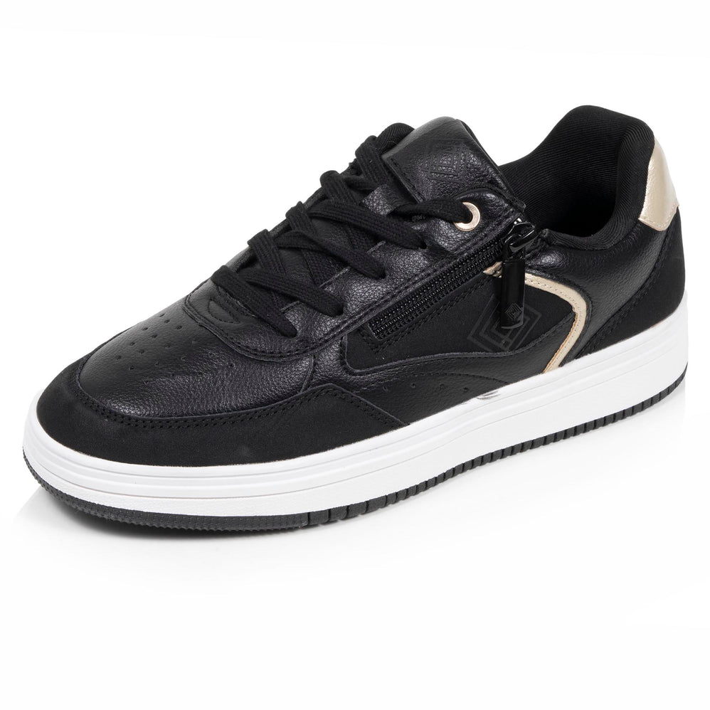 Baskets Femme détail zip Noir - Isotoner