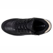 Tenis Mujer detalle zip Negro