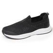 Baskets Femme slip-on sport Noir Lurex