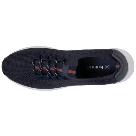 Baskets Homme slip-on lacets Marine foncé - Isotoner