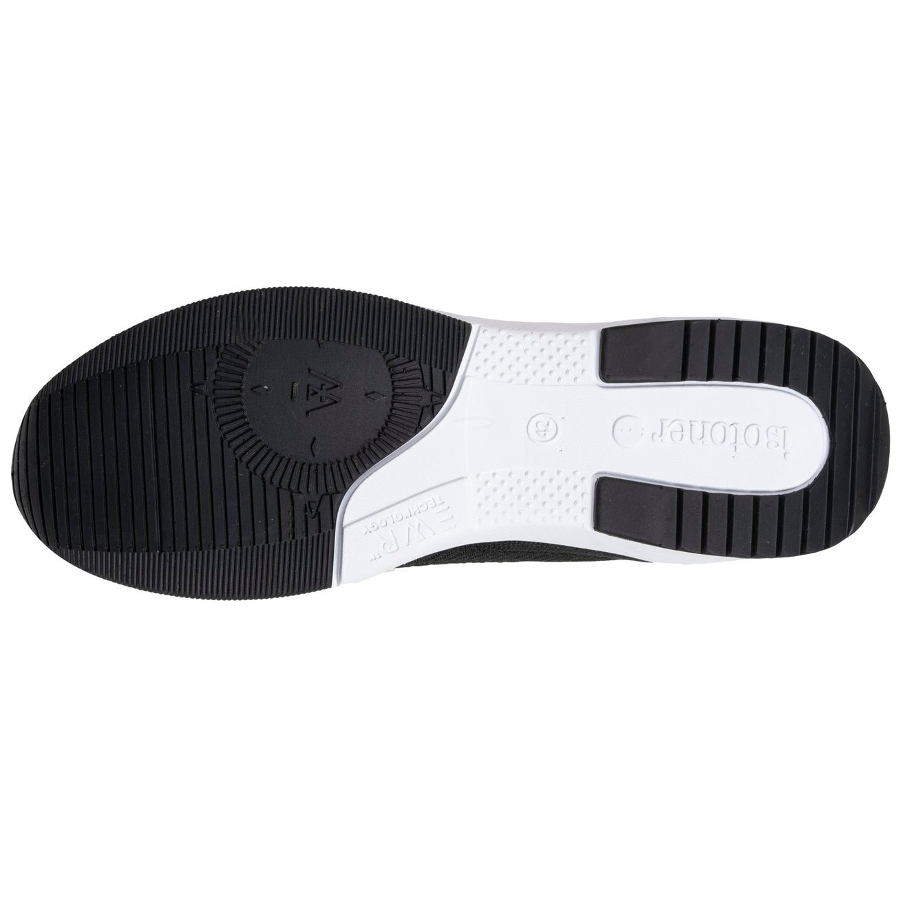 Basket Confort Homme slip-on lacets Noir/jaune