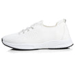 Basket Confort Homme slip-on lacets blanc