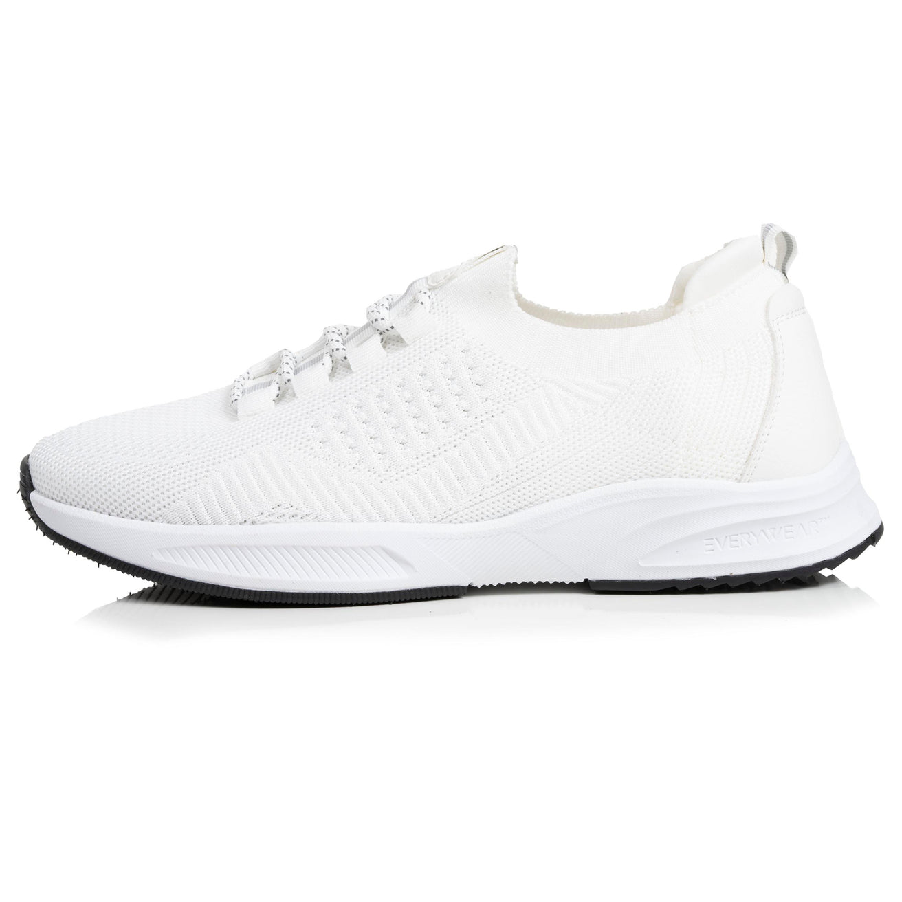 Basket Confort Homme slip-on lacets blanc