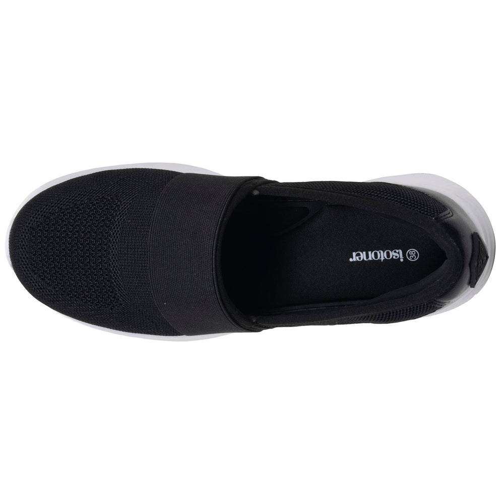 Tenis slippers Mujer elastico Negro - Isotoner