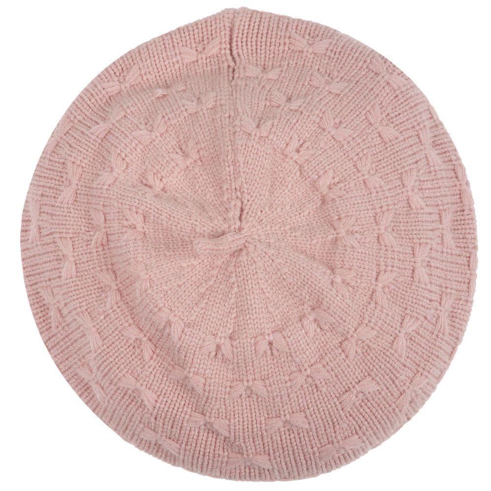 Béret Enfant Maille Douce Rose - Isotoner