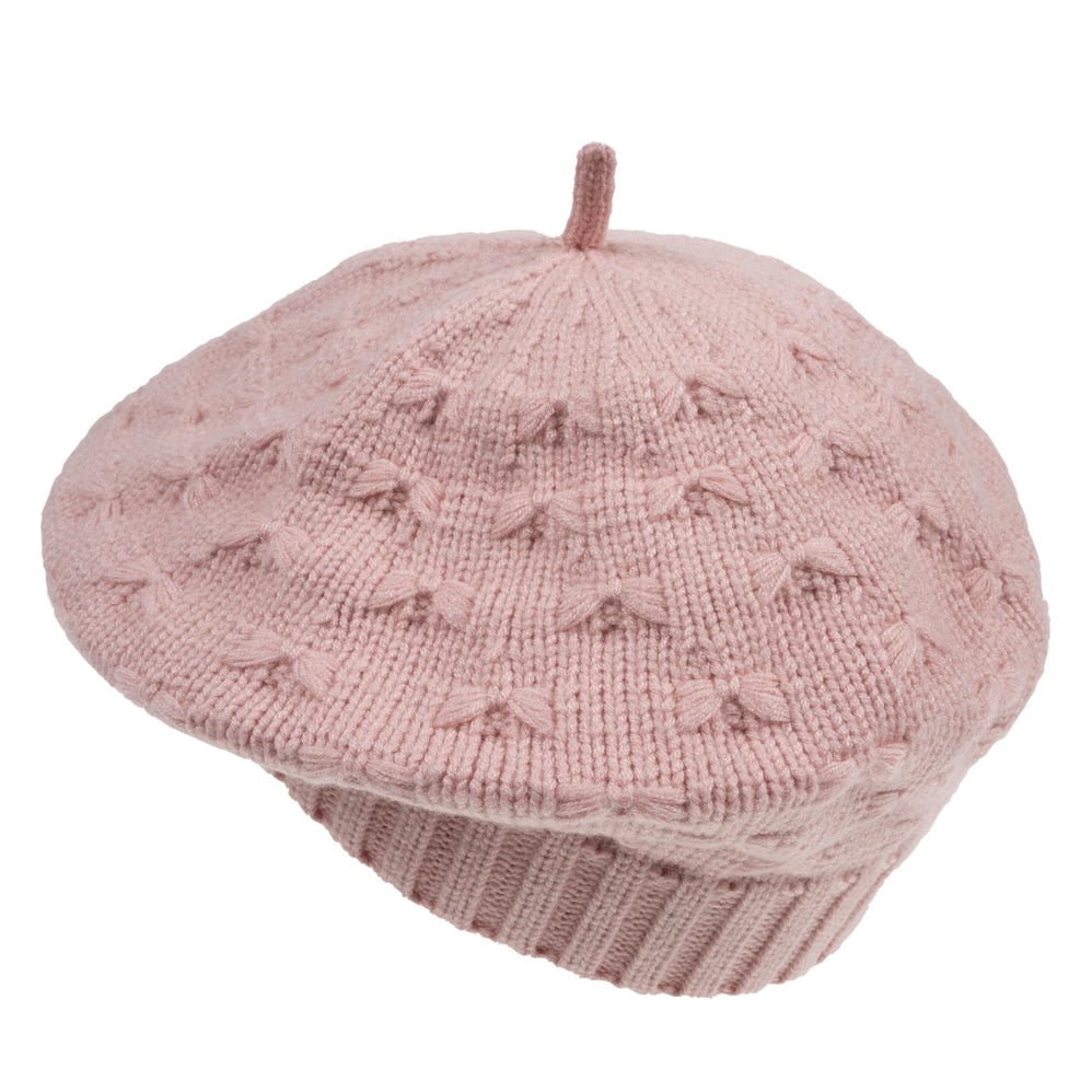 Béret Enfant Maille Douce Rose - Isotoner