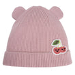 Bonnet Enfant 2/4 ans Oreilles Cerise Rose