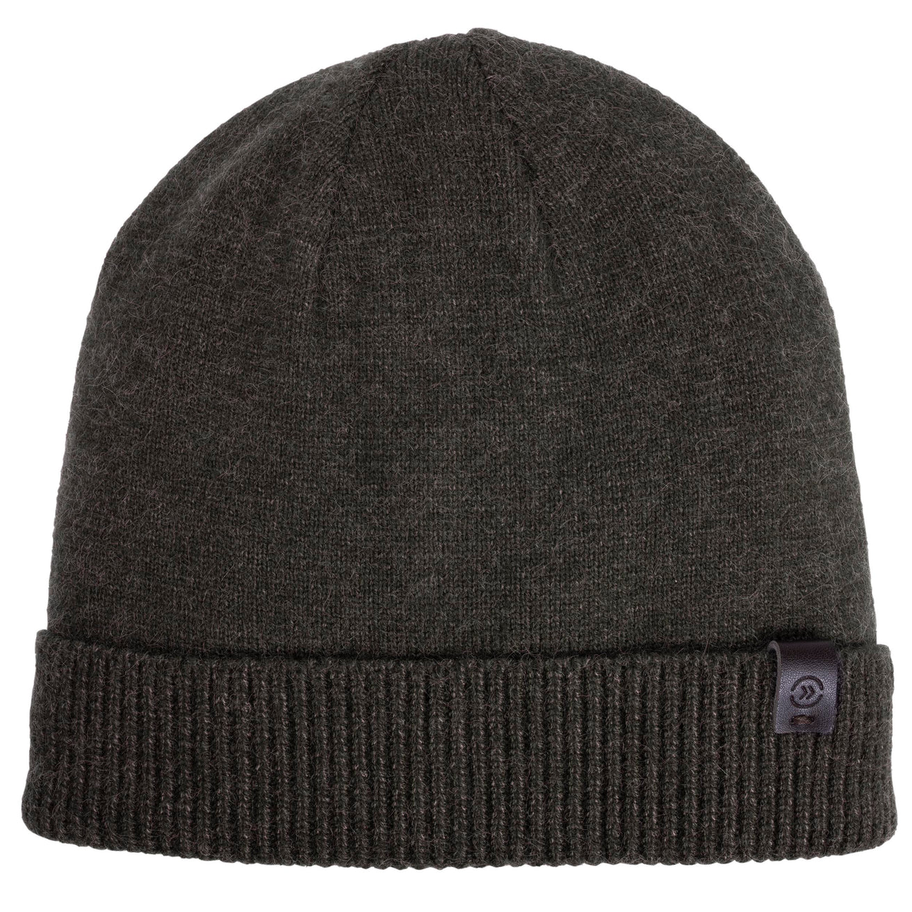 Bonnet Homme court à revers Taupe
