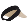 Casquette visière Femme ajustable bicolore Noir