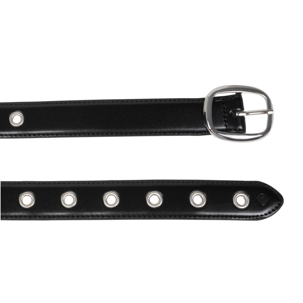 Ceinture Femme Cuir Noir Œillets - Isotoner