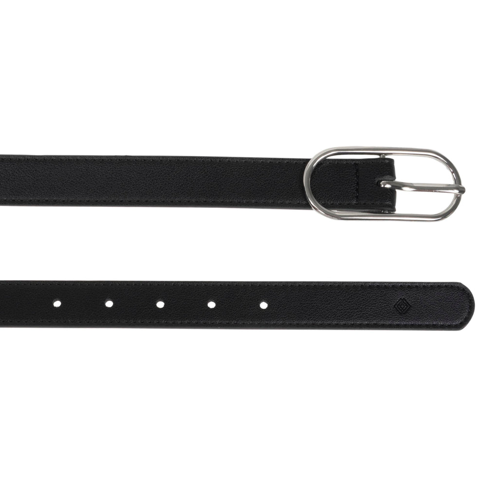 Ceinture Femme Noir Boucle Ovale - Isotoner