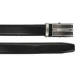 Ceinture Homme Noir ajustable boucle bicolore