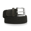 Ceinture Homme tissu tressé Kaki