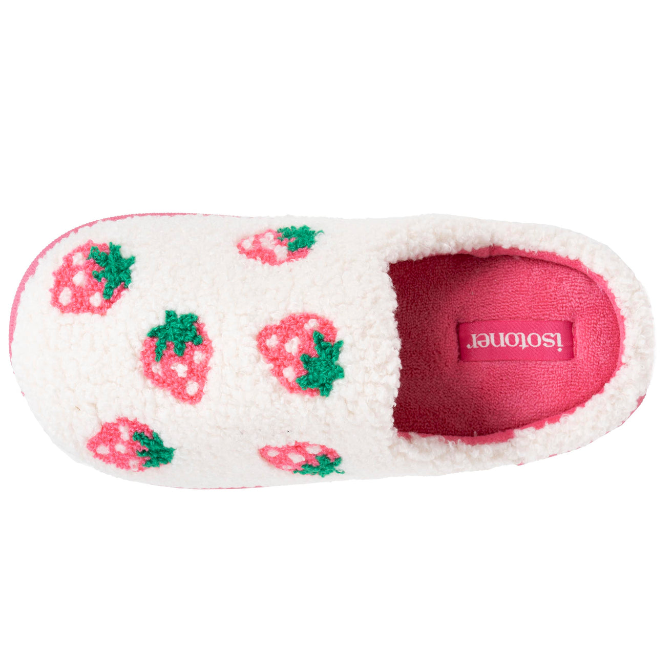 Chaussons mules Junior BLOUP Ivoire fraises