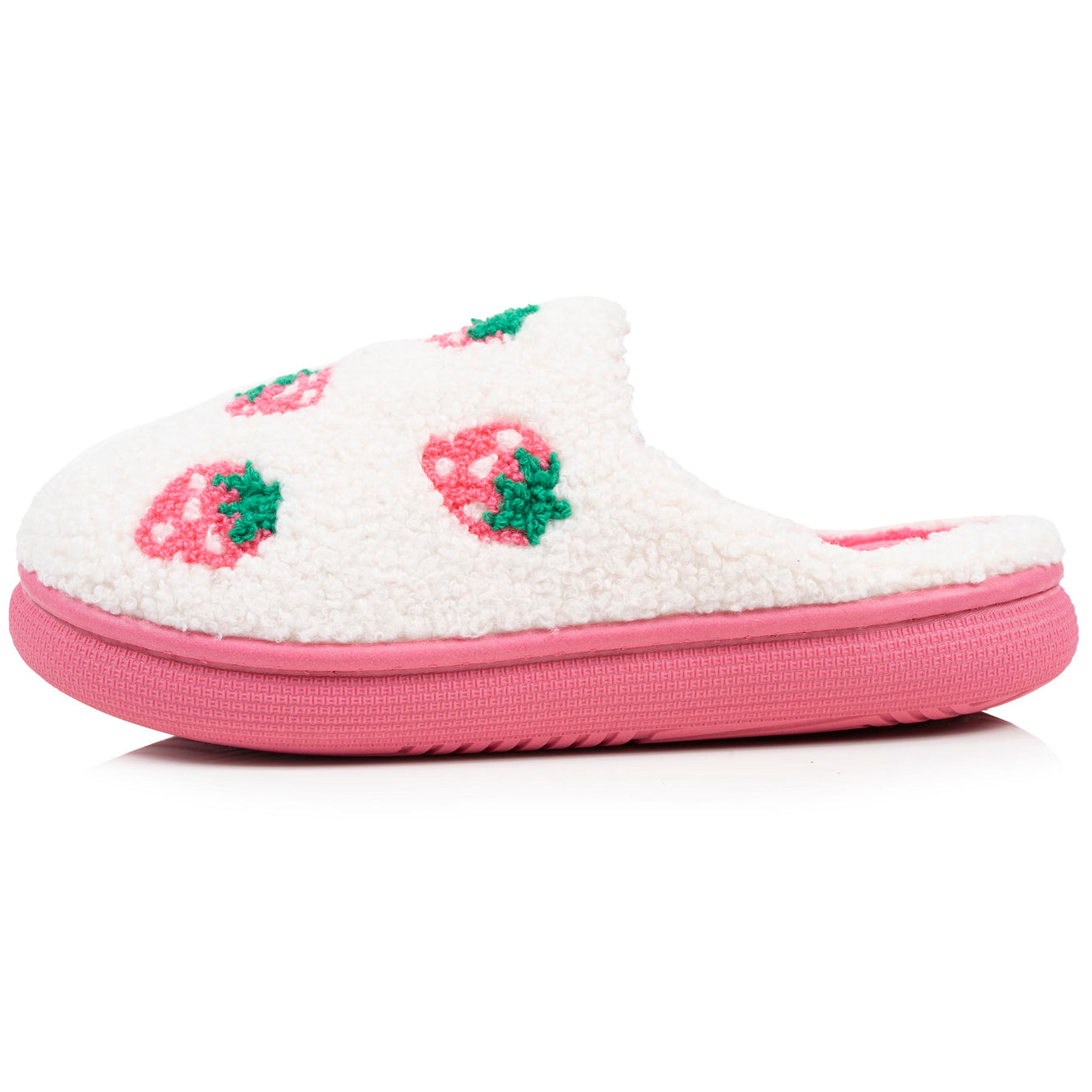 Chaussons mules Junior BLOUP Ivoire fraises