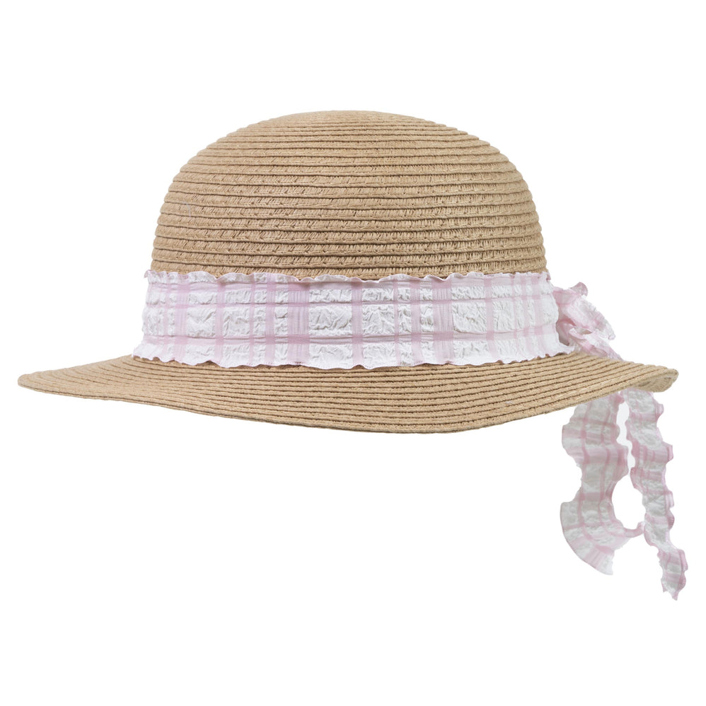 Chapeau Capeline Fille 4-8 ans Foulard rose - Isotoner