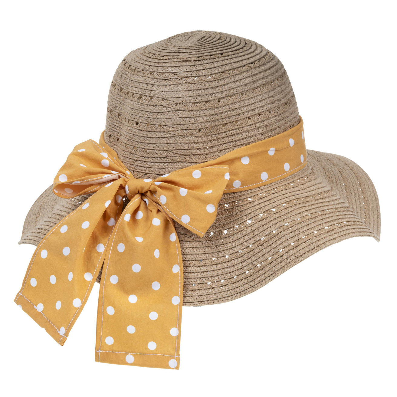 Chapeau Femme Capeline Foulard Orange