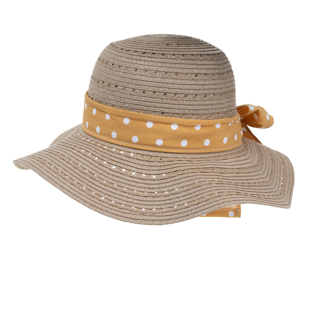 Chapeau Femme Capeline Foulard Orange