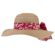 Chapeau Femme Capeline Foulard Rouge