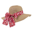 Chapeau Femme Capeline Foulard Rouge