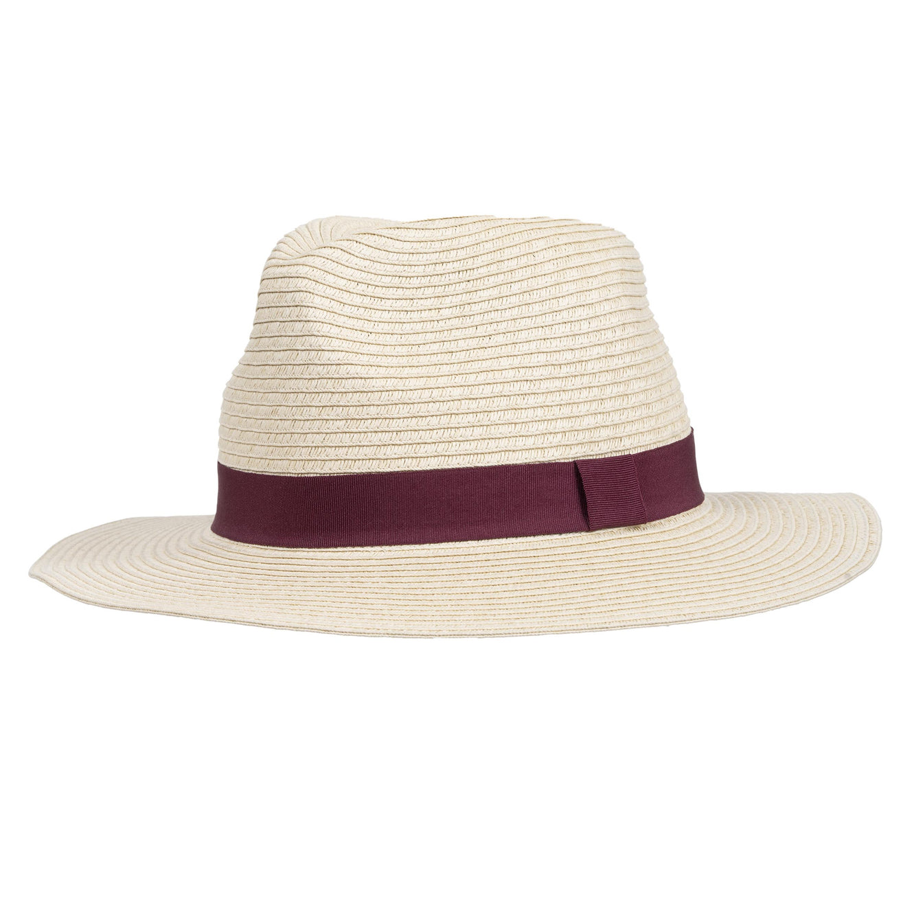 Chapeau Femme Fedora lien Bordeaux