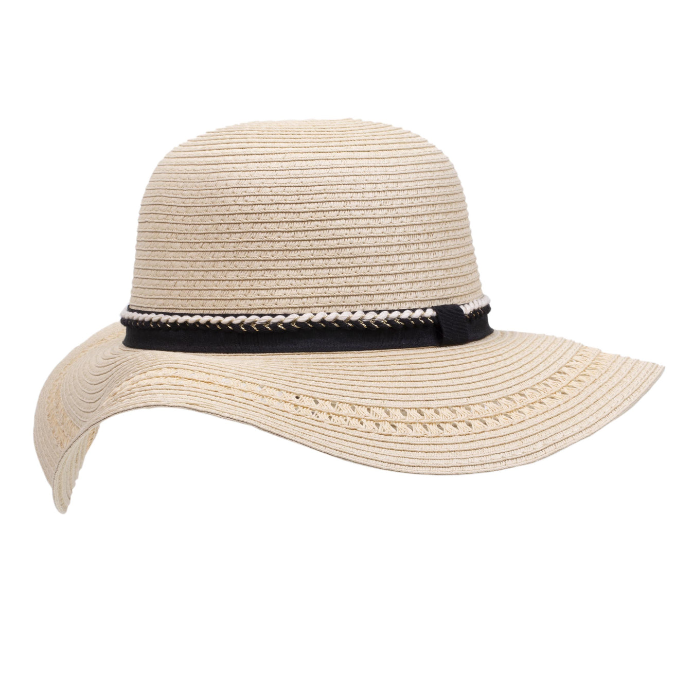 Chapeau capeline Femme Bande tressée