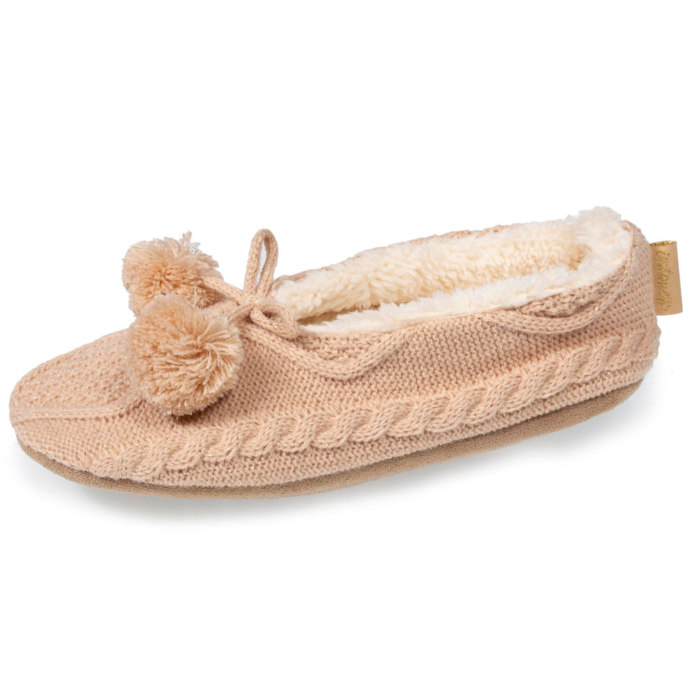 Calcetines-pantuflas Mujer Borlas - Isotoner