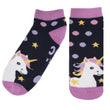 Chaussettes anti-dérapantes Enfant Marine 1/4 ans