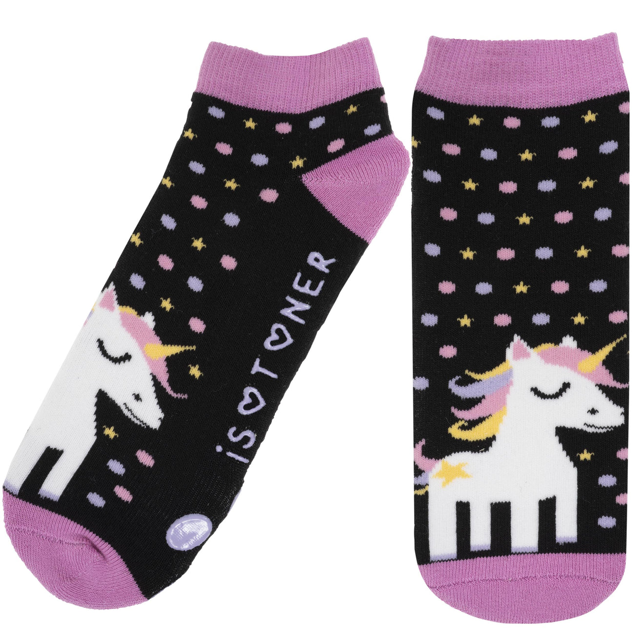 Chaussettes antidérapantes Enfant Marine 5/8 ans