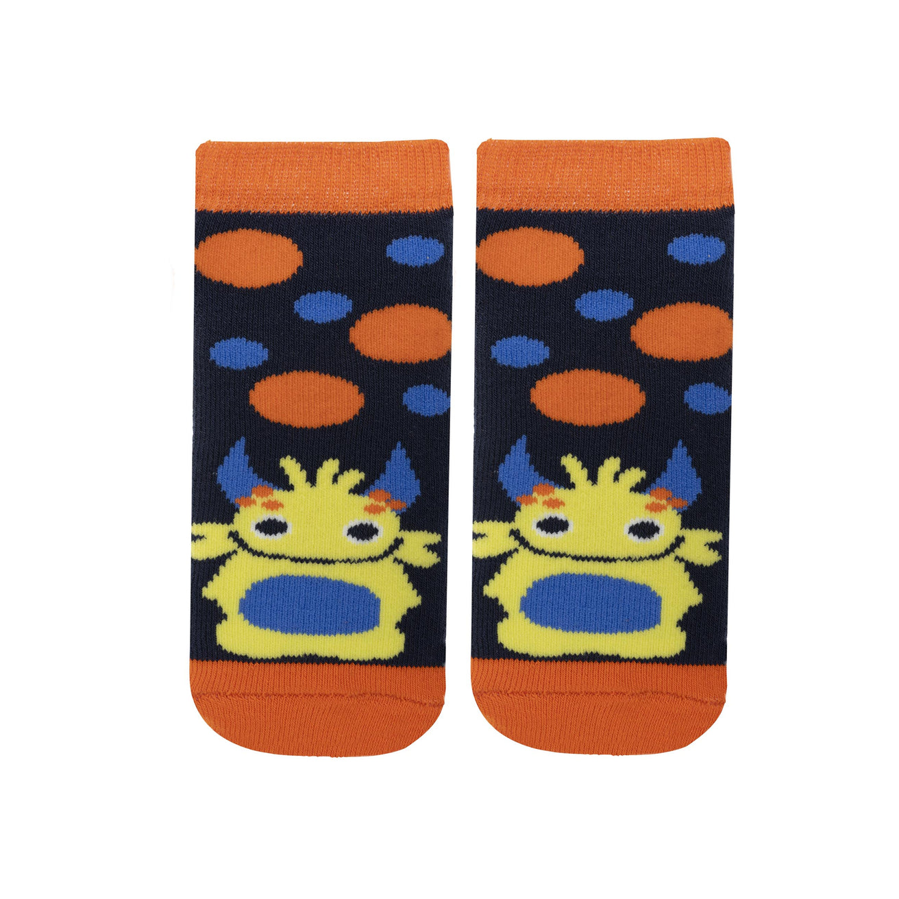 Chaussettes anti-dérapantes Enfant Orange 1/4 ans