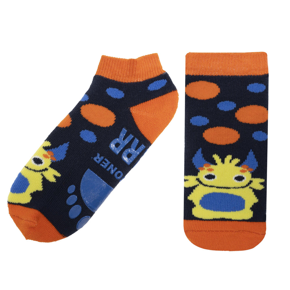 Chaussettes anti-dérapantes Enfant Orange 1/4 ans - Isotoner