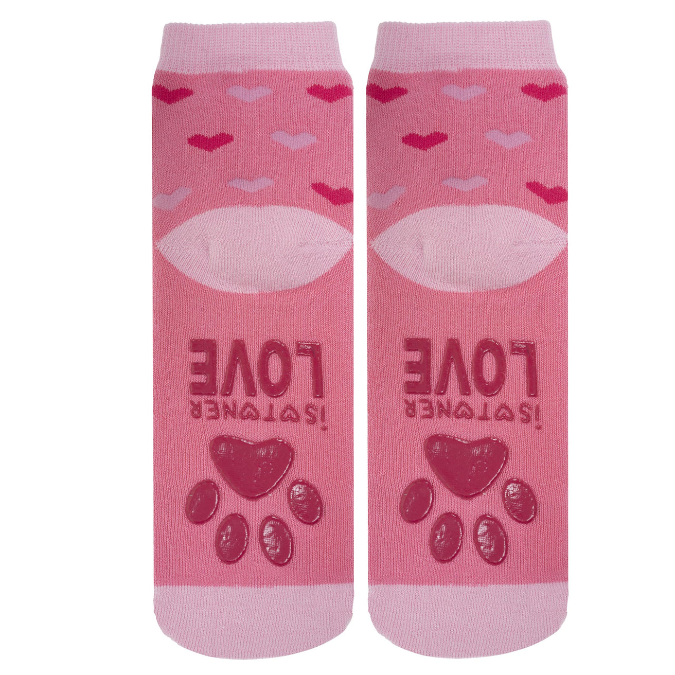 Chaussettes anti-dérapantes Enfant Rose 1/4 ans