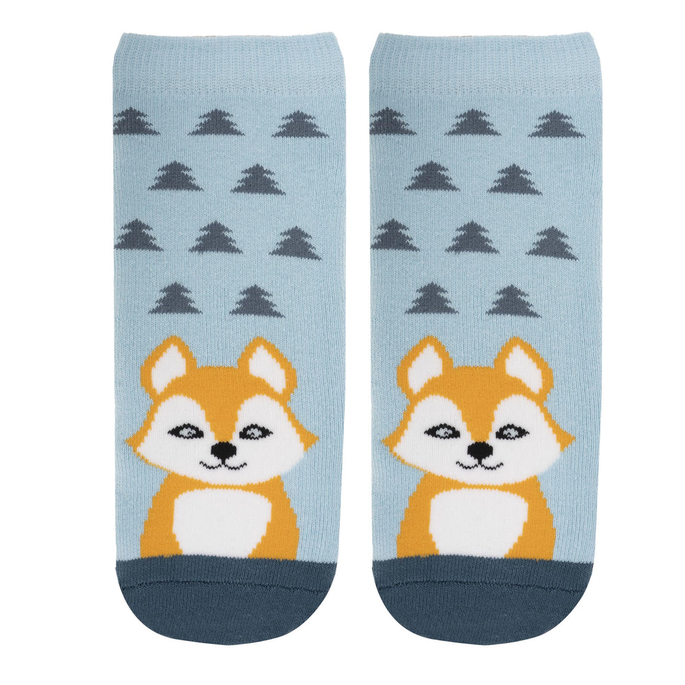 Chaussettes antidérapantes Enfant Bleu 5/8 ans - Isotoner