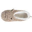 Chaussettes-chaussons Femme maille chat Beige