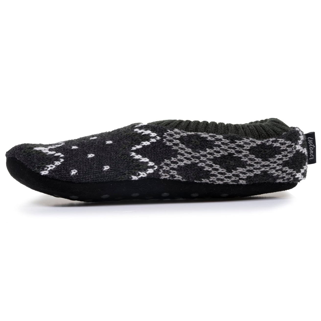 Chaussettes-chaussons Homme Jacquard Gris