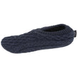 Chaussettes-chaussons Homme maille Marine chiné