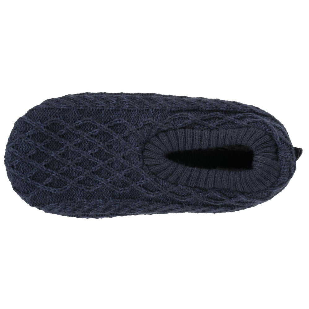 Chaussettes-chaussons Homme maille Marine chiné - Isotoner