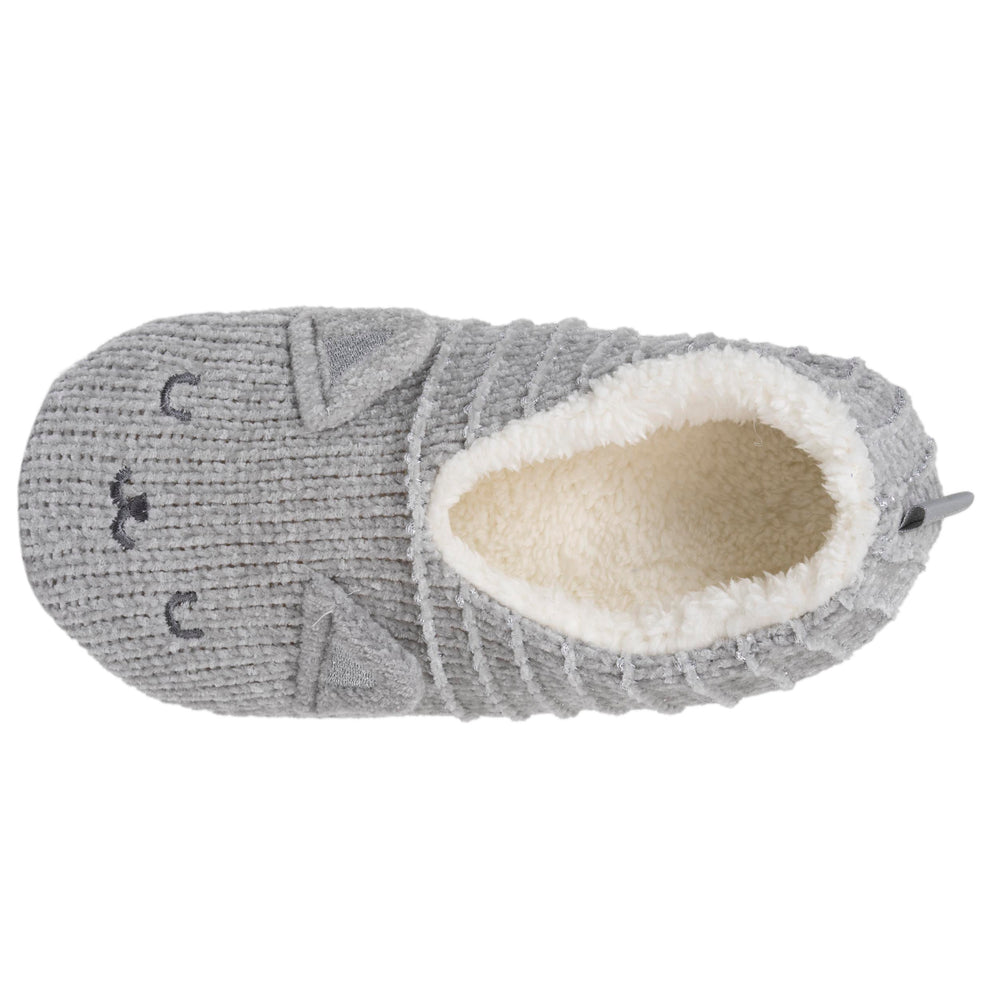 Chaussettes-chaussons fourrées Femme Gris - Isotoner