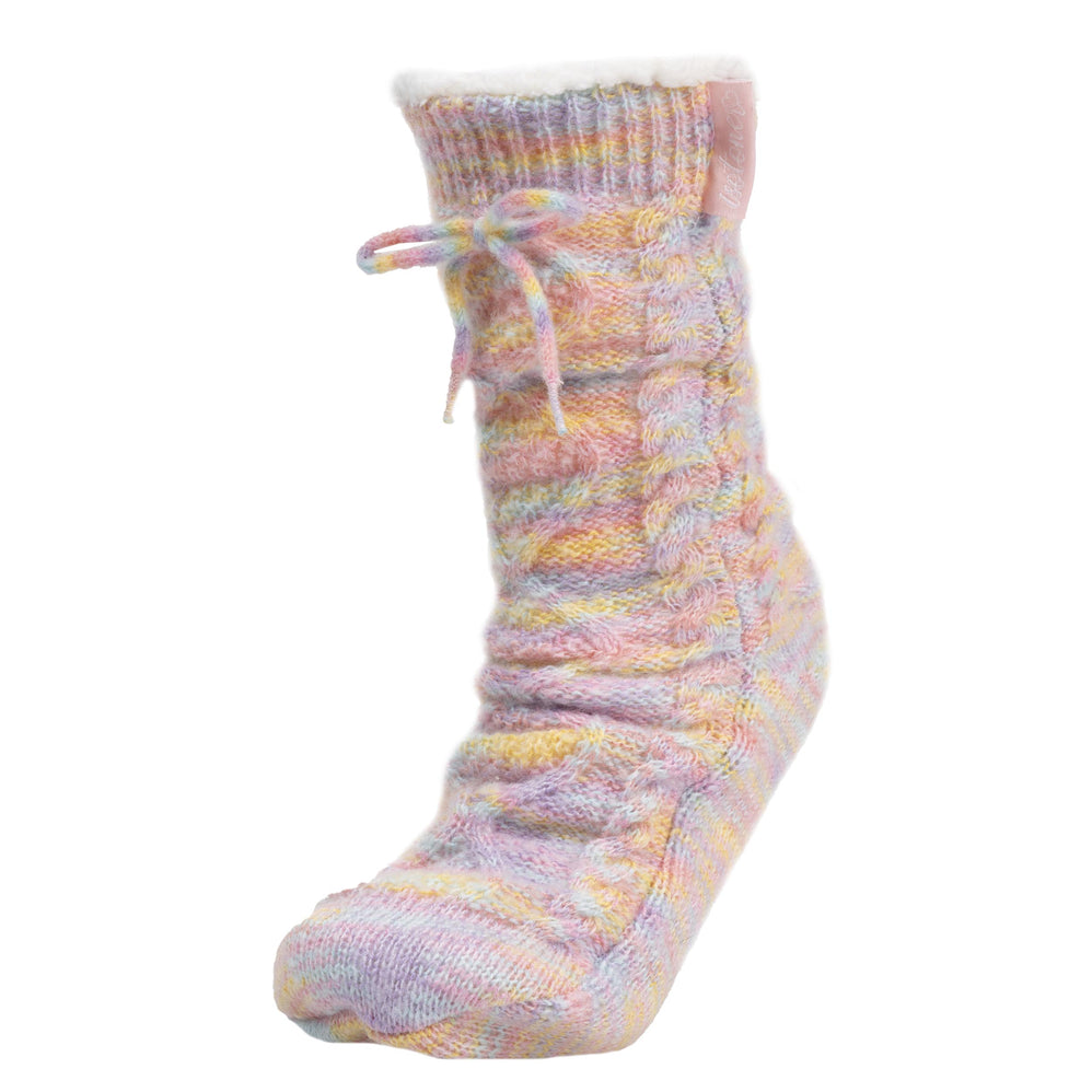 Chaussettes fourrées Femme Nœud Multicolor - Isotoner